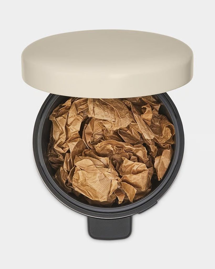 Pattumiera a pedale NewIcon Beige