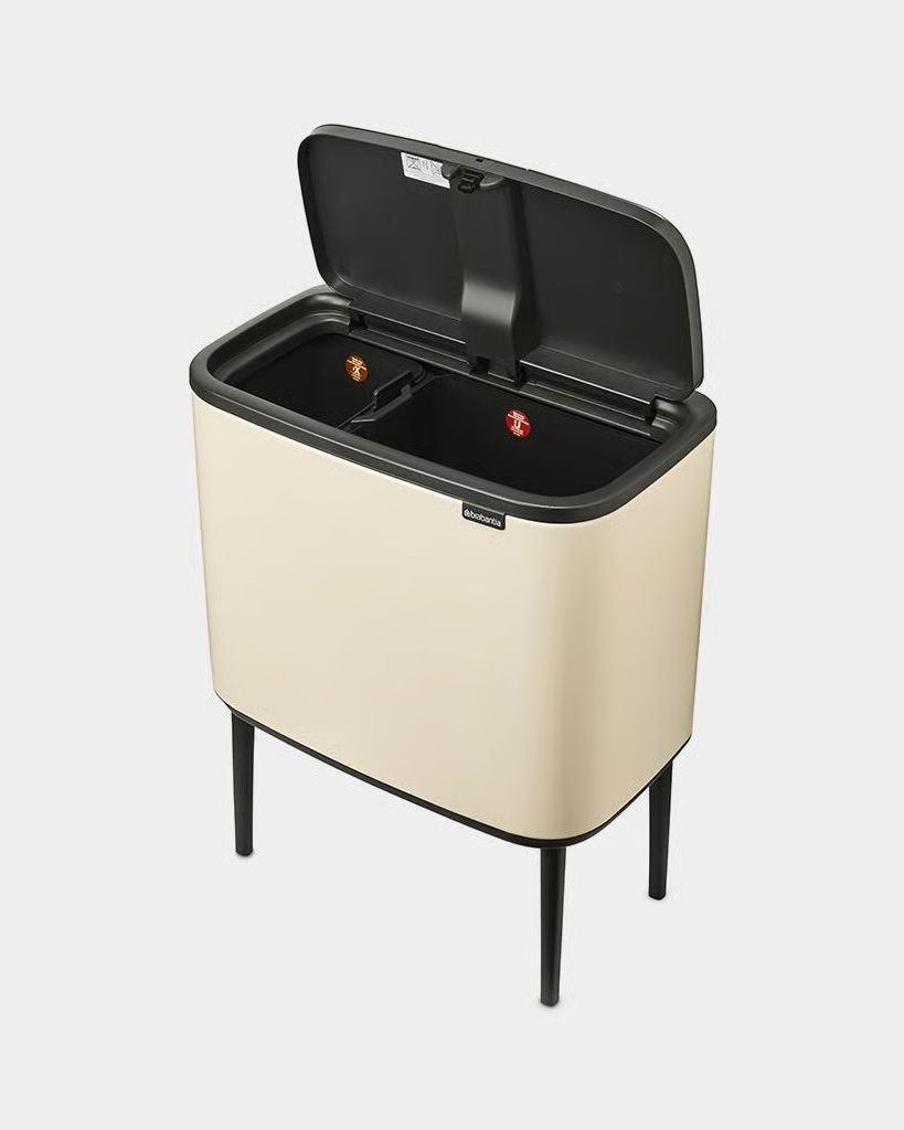 Pattumiera Bo Touch Bin 11 + 23 litri - Soft Beige