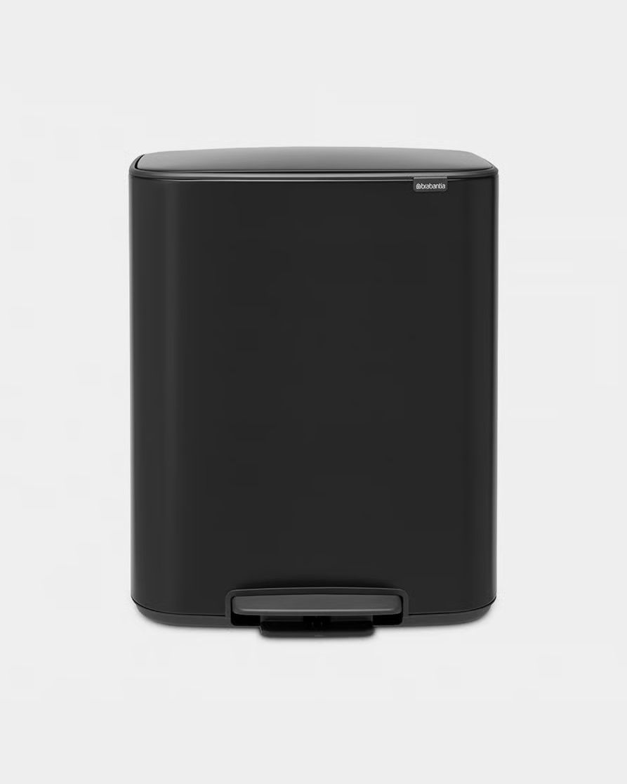 Pattumiera a pedale Bo Bin 2 x 30 litri - Matt Black