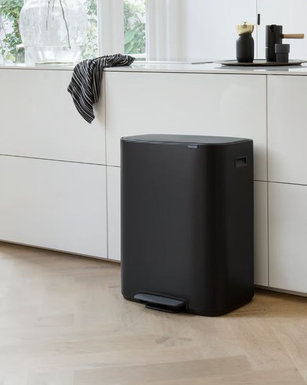 Pattumiera a pedale Bo Bin 2 x 30 litri - Matt Black