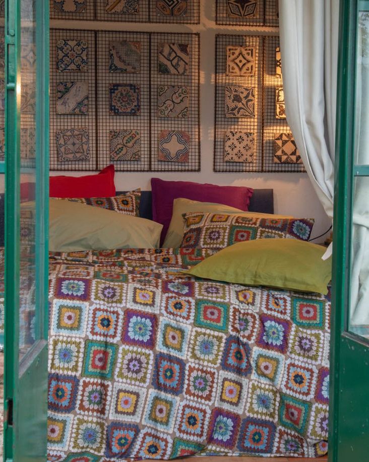 Granny Izylinens Completo Lenzuola in Cotone