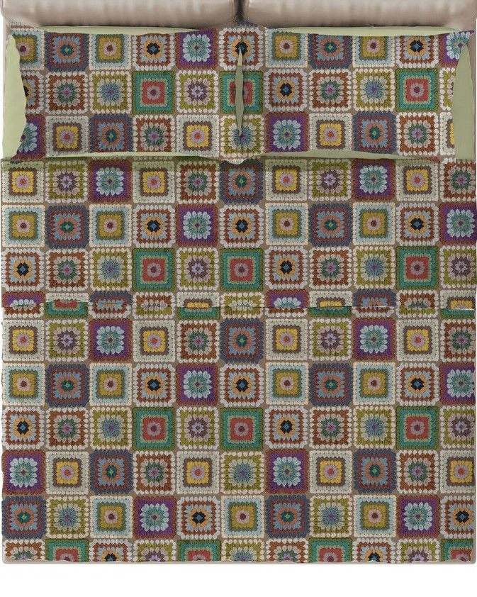 Granny Izylinens Completo Lenzuola in Cotone