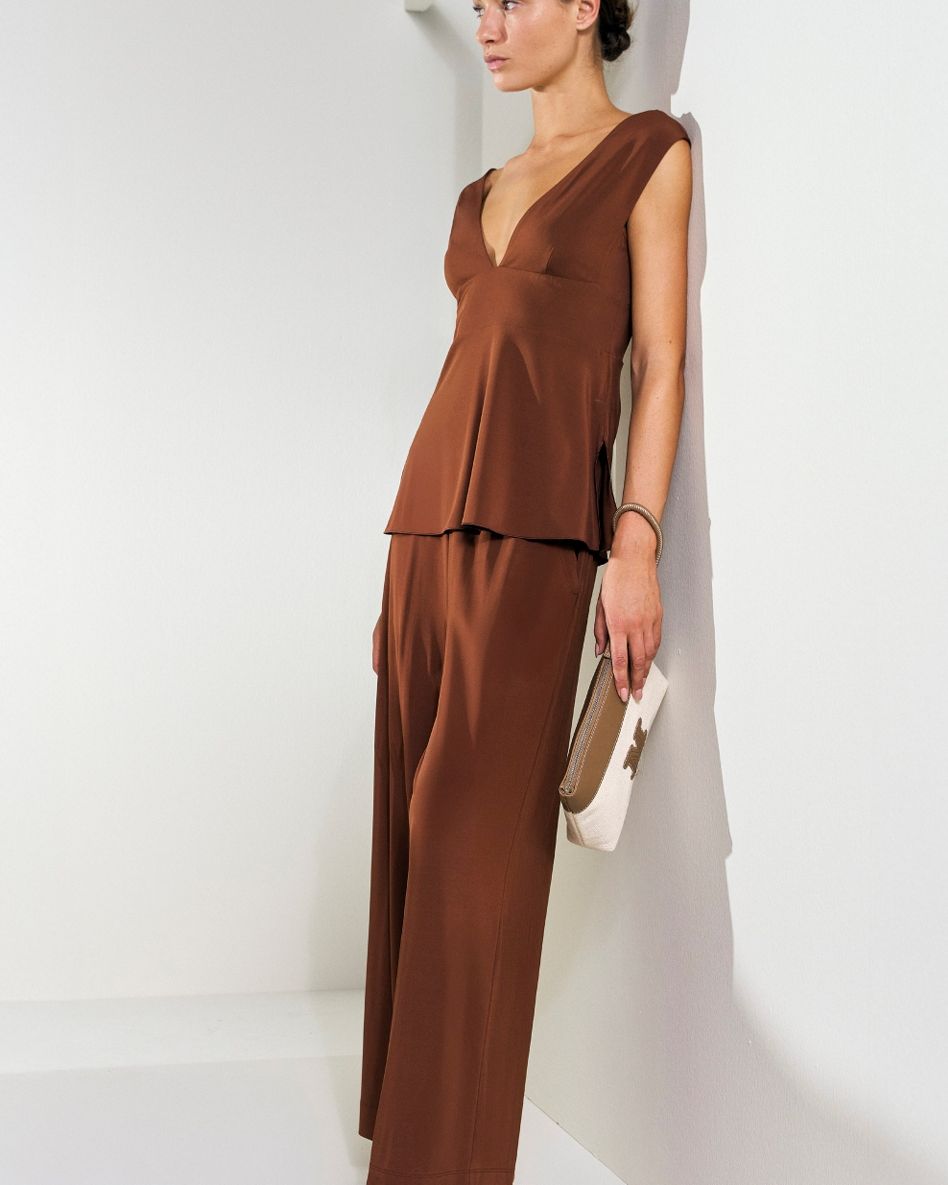 Blare Blusa in Maglia di Jersey