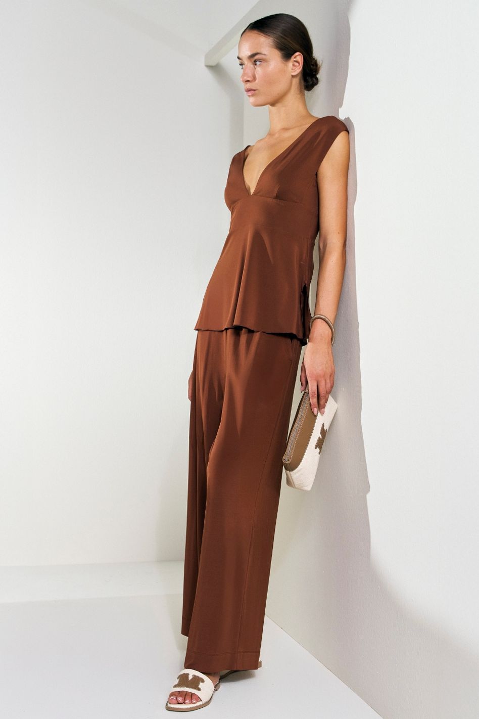 Blare Blusa in Maglia di Jersey