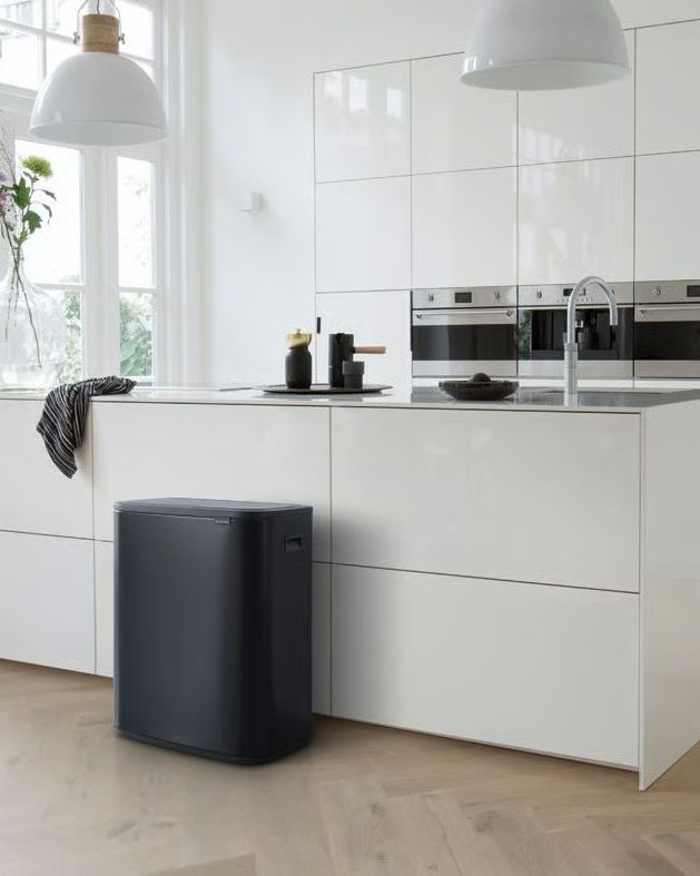 Pattumiera Bo Touch Bin 2x30L - Matt Black