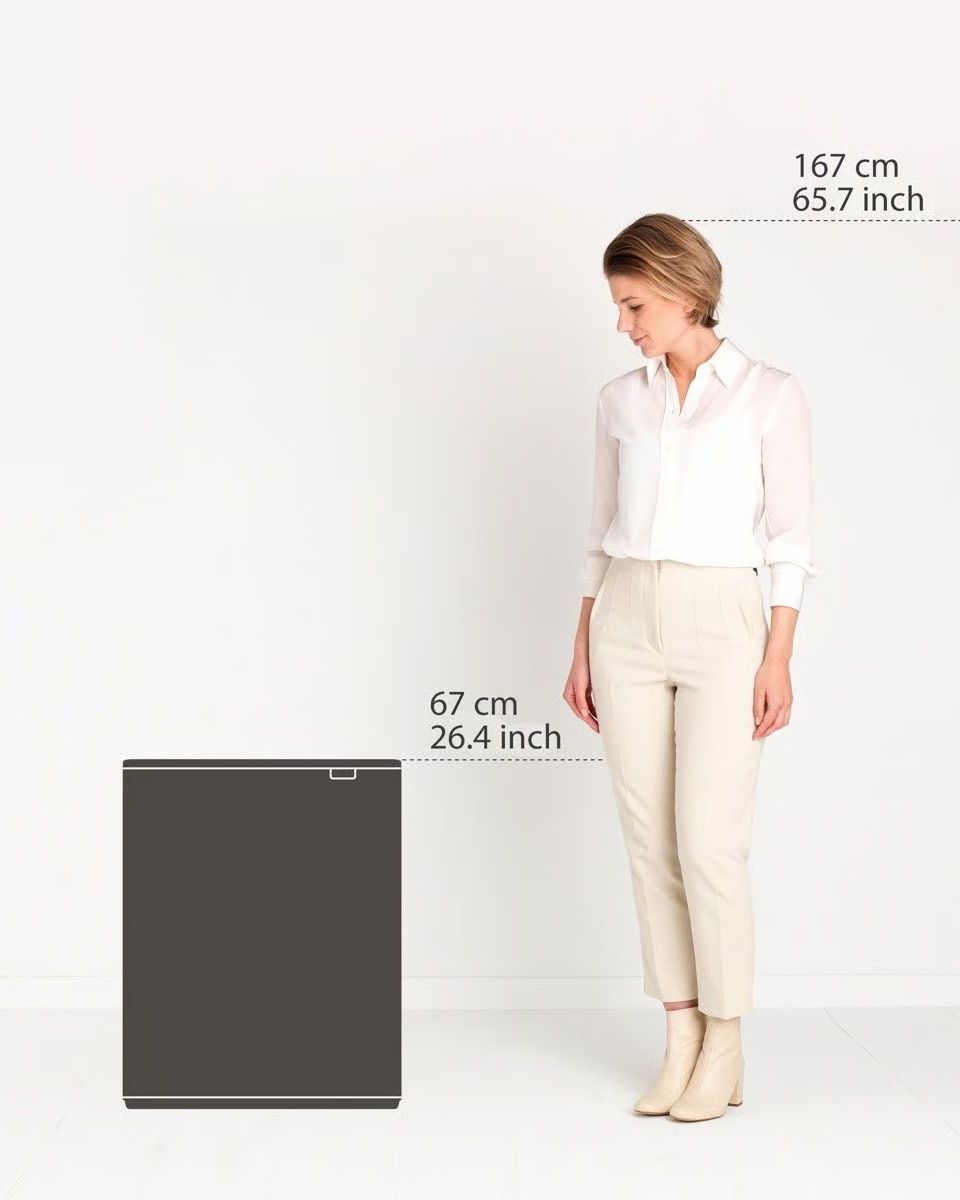 Pattumiera Bo Touch Bin 2x30L - Matt Black