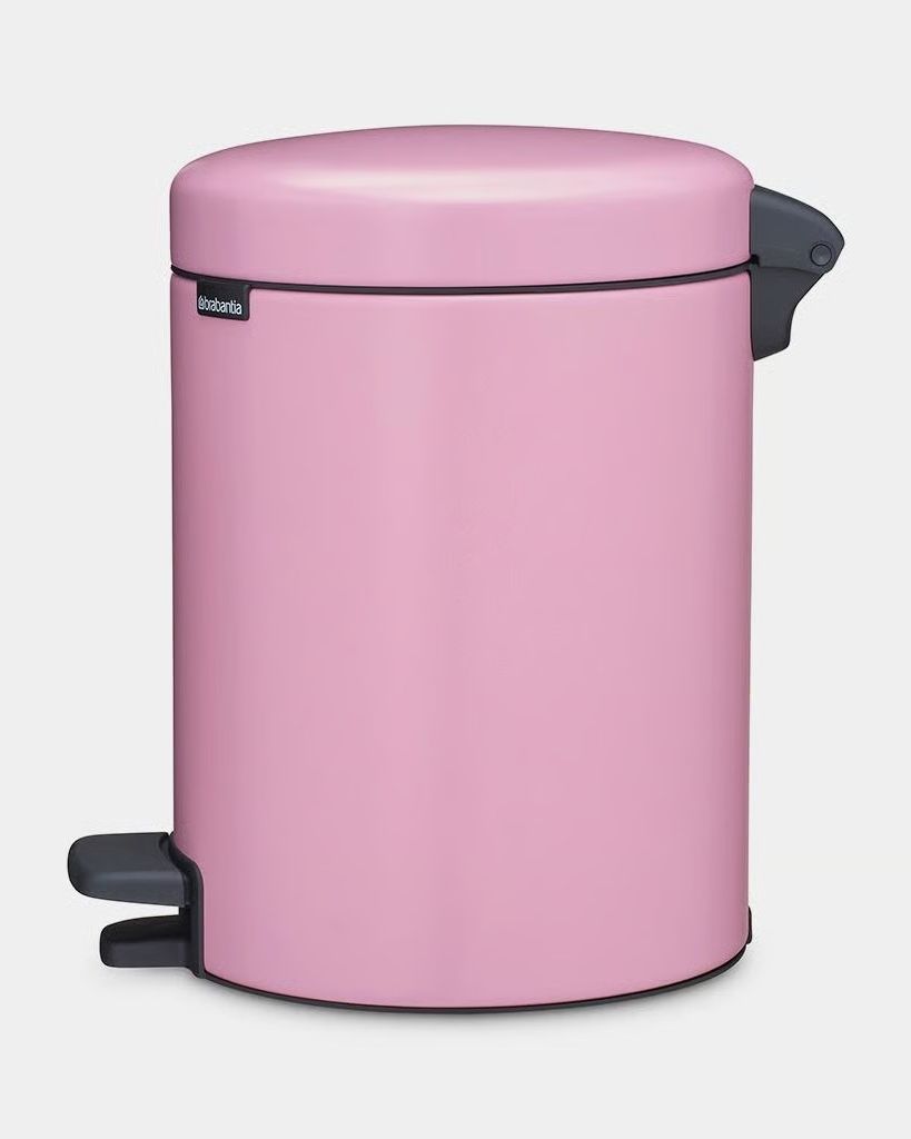 Pattumiera a pedale NewIcon Lilak Pink