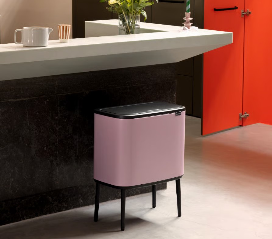 Pattumiera Bo Touch Bin 11 + 23 litri Lilak Pink