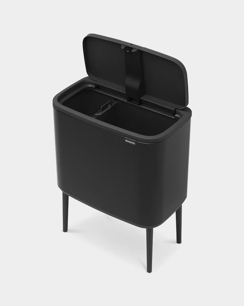 Pattumiera Bo Touch Bin 11 + 23 litri Matte Black