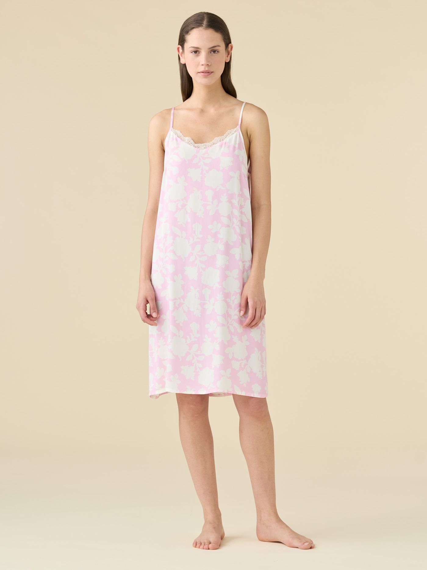 Floret Camicia da Notte in Viscosa