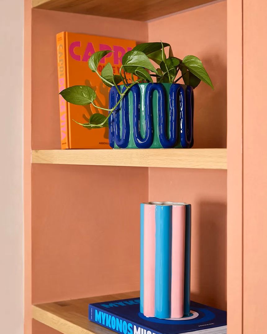 Estefania Blu/Verde Vaso per Piante - Amor Del Color