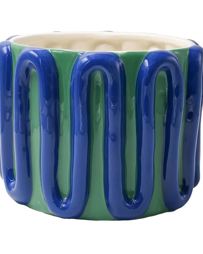Estefania Blu/Verde Vaso per Piante - Amor Del Color