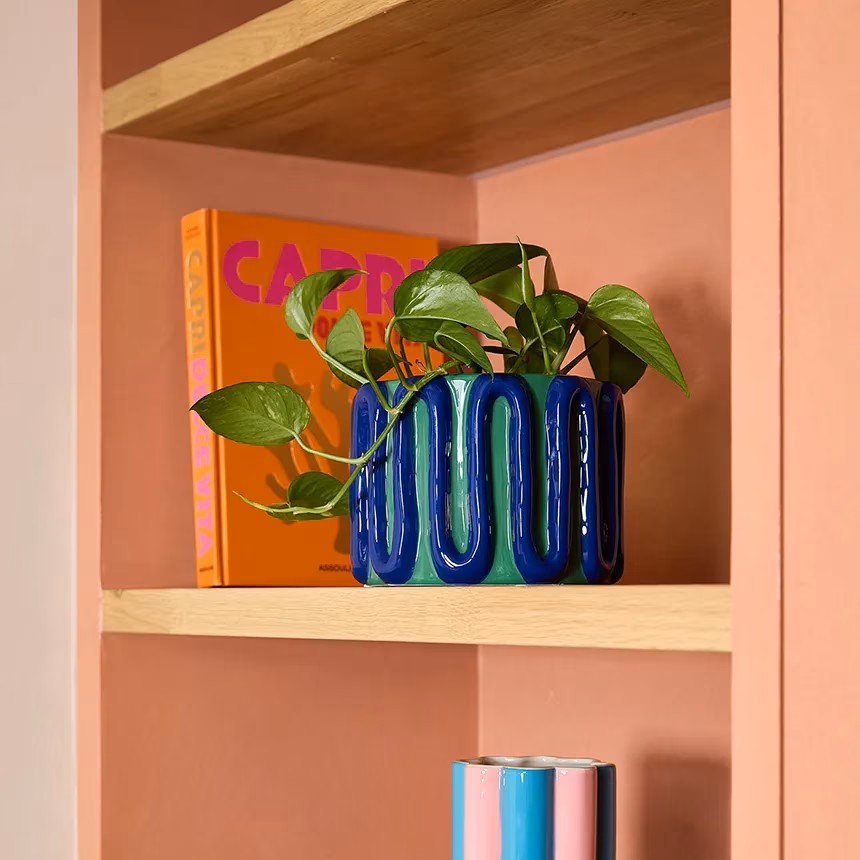 Estefania Blu/Verde Vaso per Piante - Amor Del Color