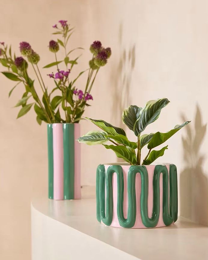 Estefania VerdeRosa Vaso per Piante - Amor Del Color