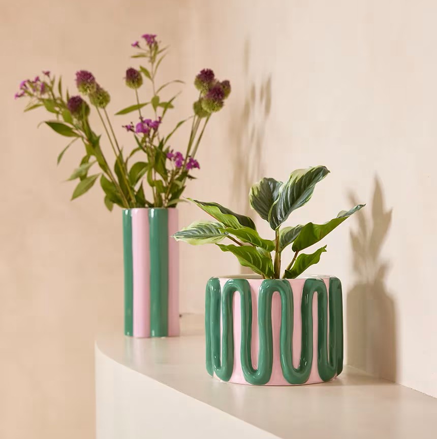 Estefania VerdeRosa Vaso per Piante - Amor Del Color