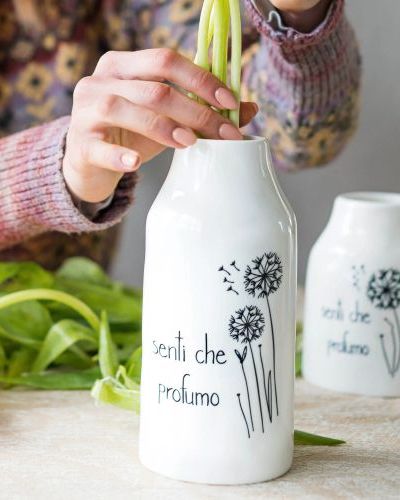 Vaso Portafiori in gres Senti che profumo