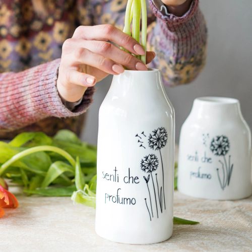 Vaso Portafiori in gres Senti che profumo