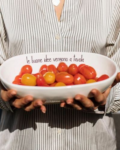 Insalatiera ovale Le buone idee vengono a tavola