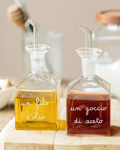 Set 2 Bottiglie Un goccio di aceto - Un filo d'olio 2x150ml