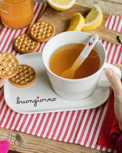 Piatto per Tazze Colazione Buongiorno