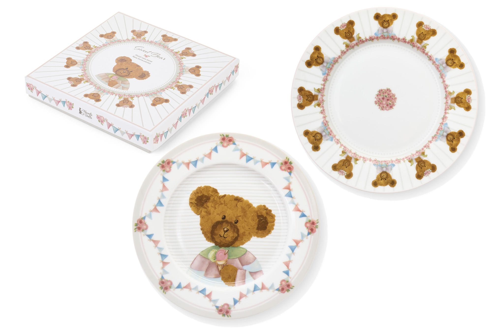 Set 2 Piattini da Dolce - Sweet Bear