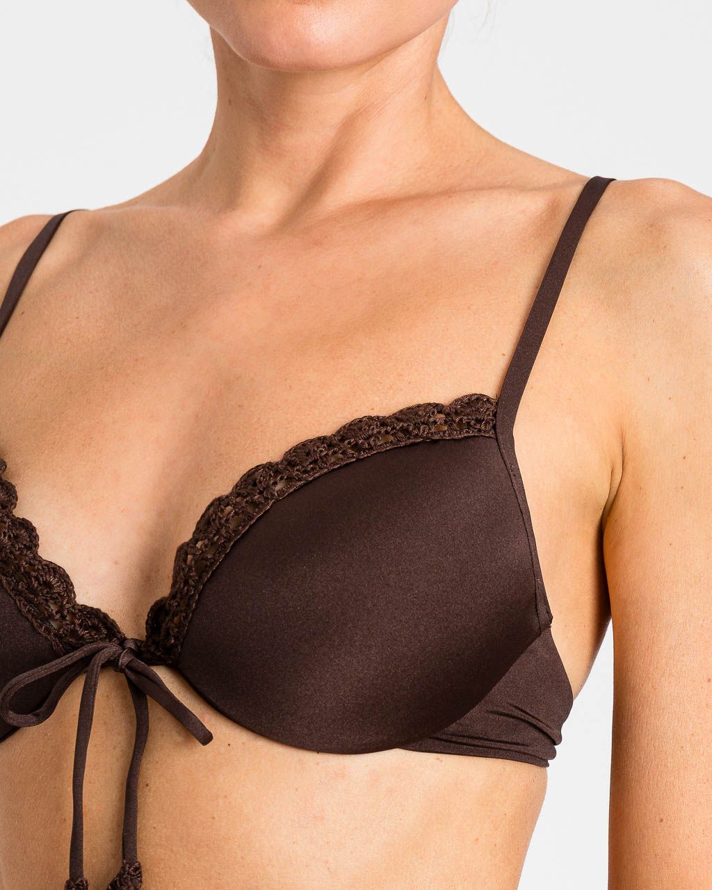 Bikini Push Up con Profilo Crochet