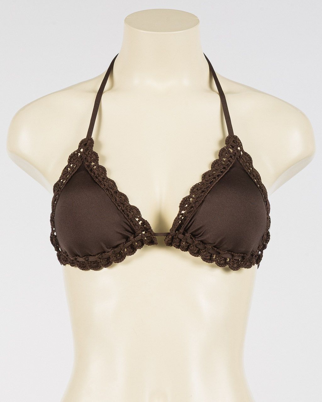 Bikini Triangolo con Profilo Crochet