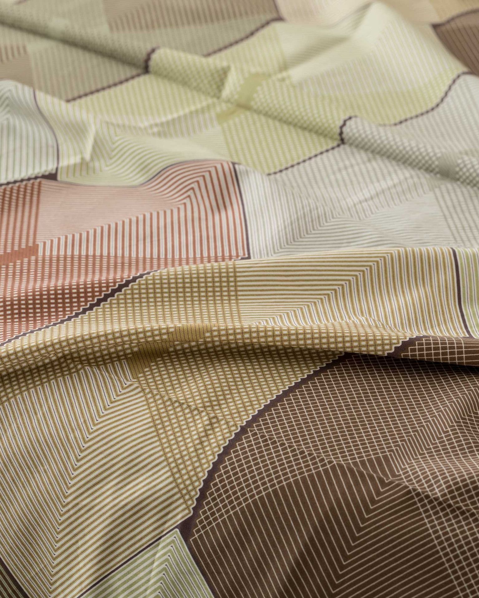 Diamante Completo Lenzuola/Copriletto Matrimoniale Muschio