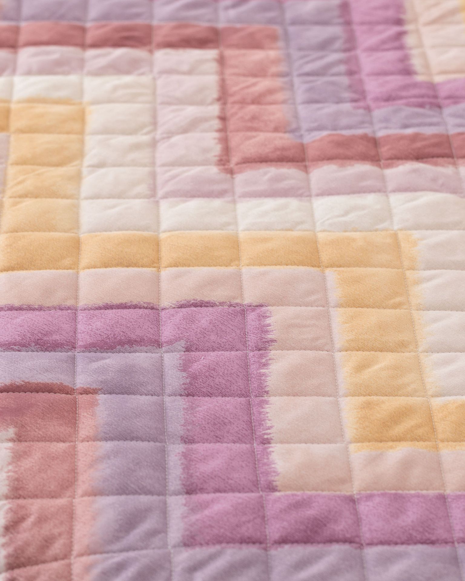 Arben Quilt Cotone Stampato Malva