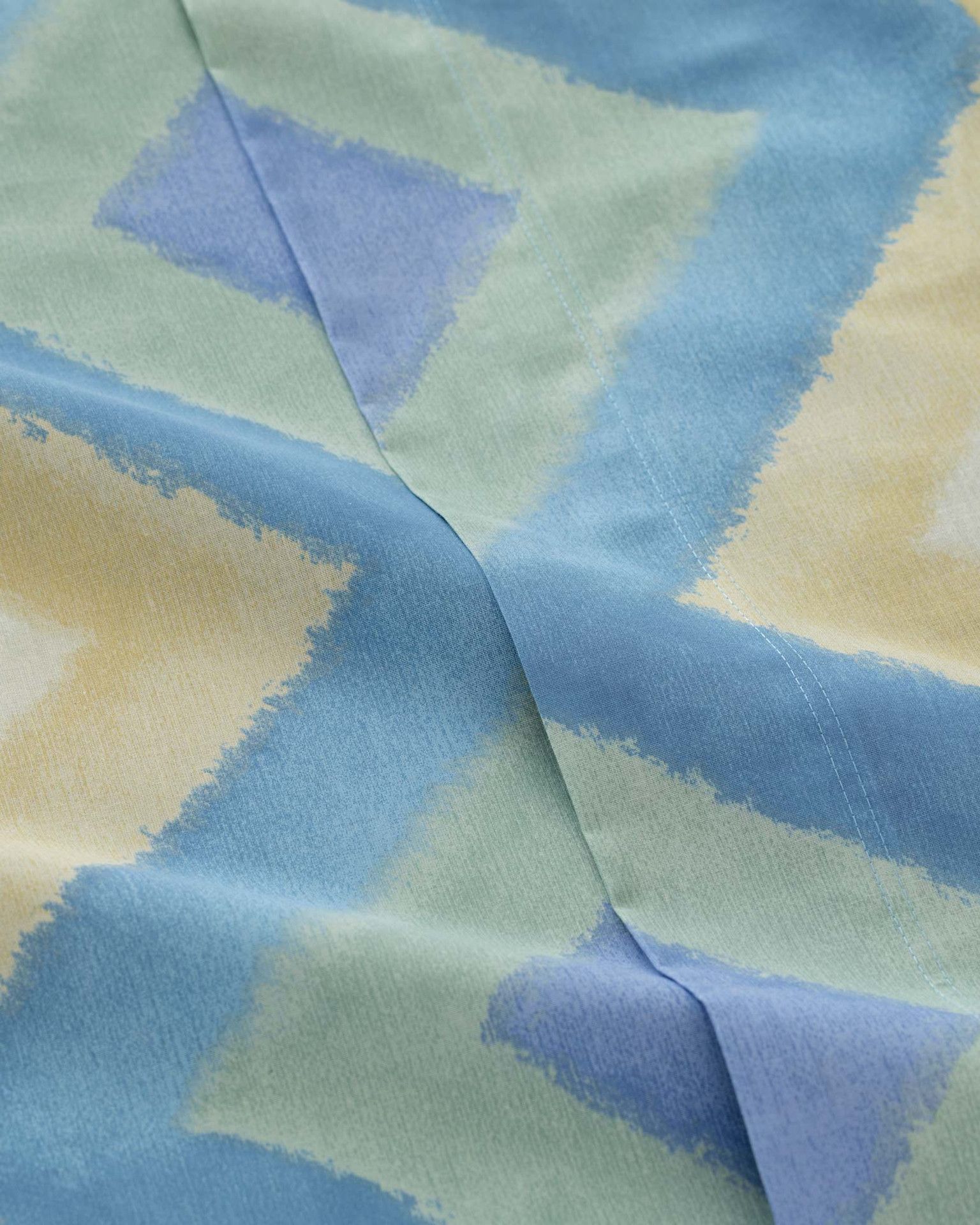 Arben Completo Lenzuola/Copriletto in Cotone Stampato Avio