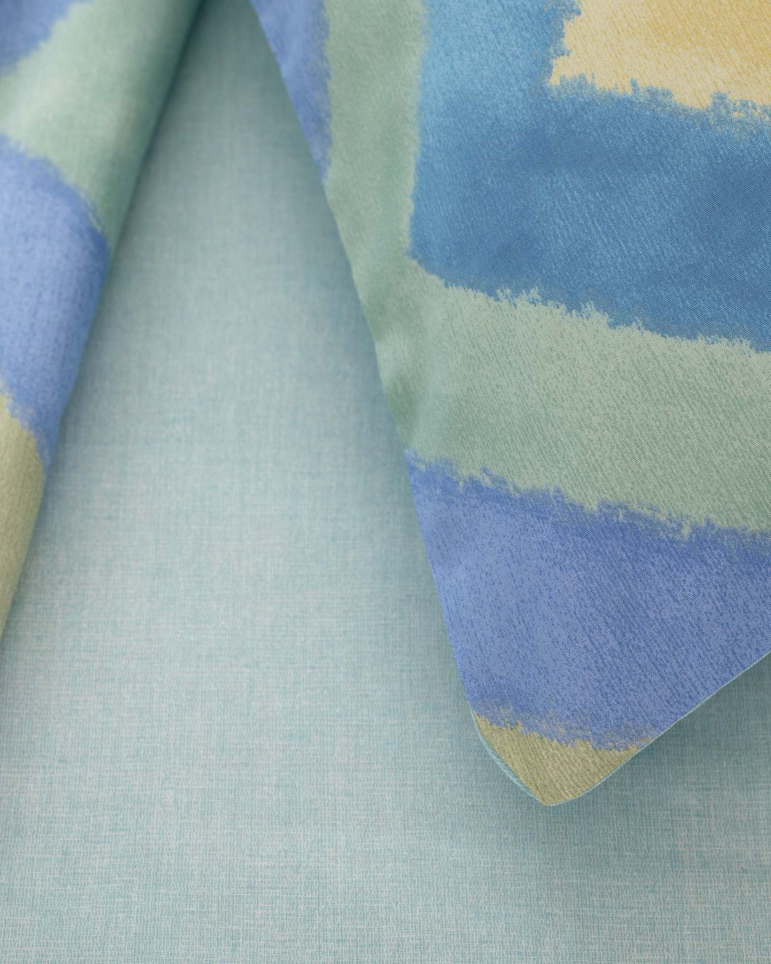 Arben Completo Lenzuola/Copriletto in Cotone Stampato Avio