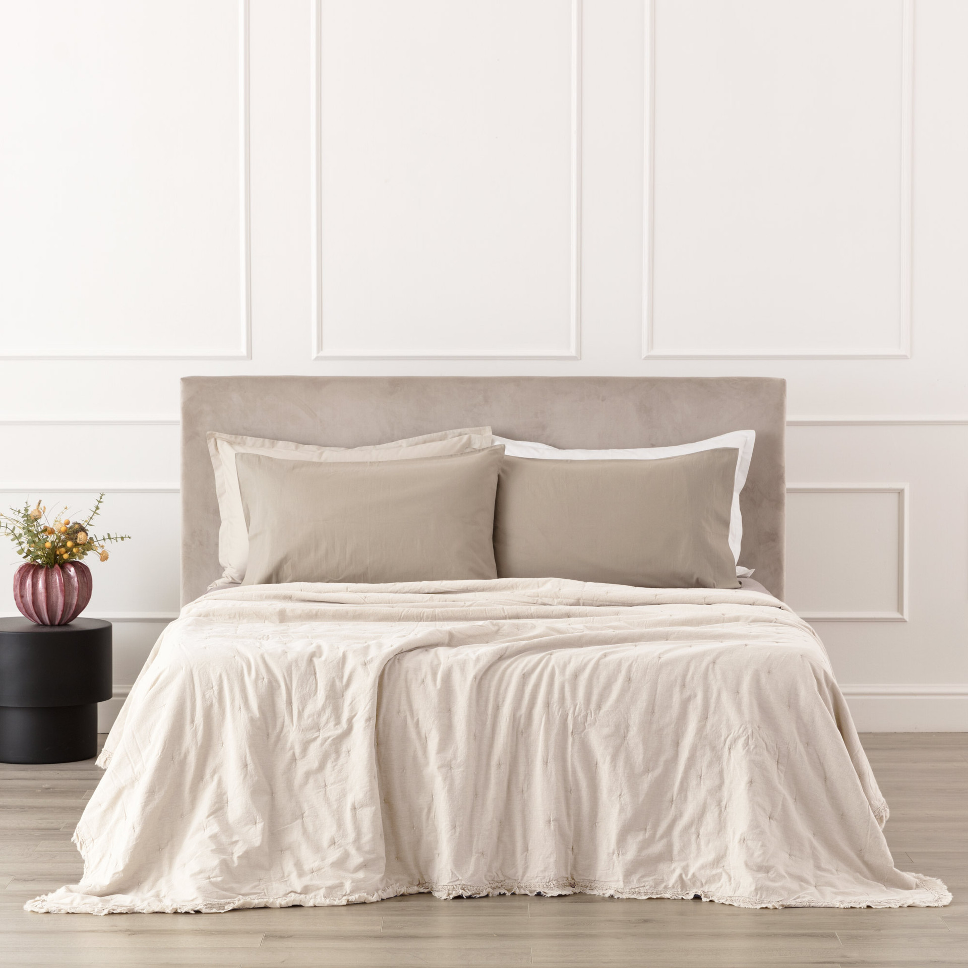 Fernanda Quilt Sone Washed Avorio