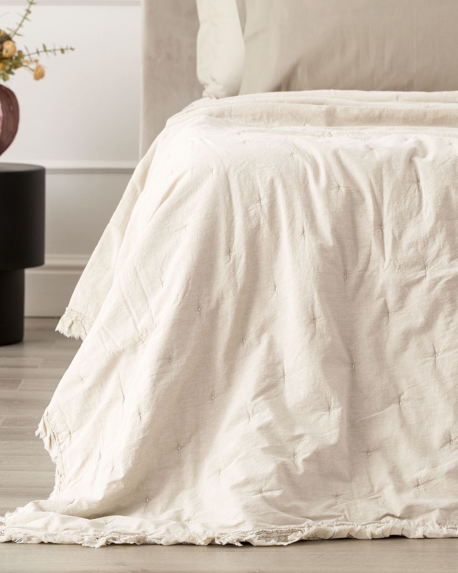 Fernanda Quilt Sone Washed Avorio