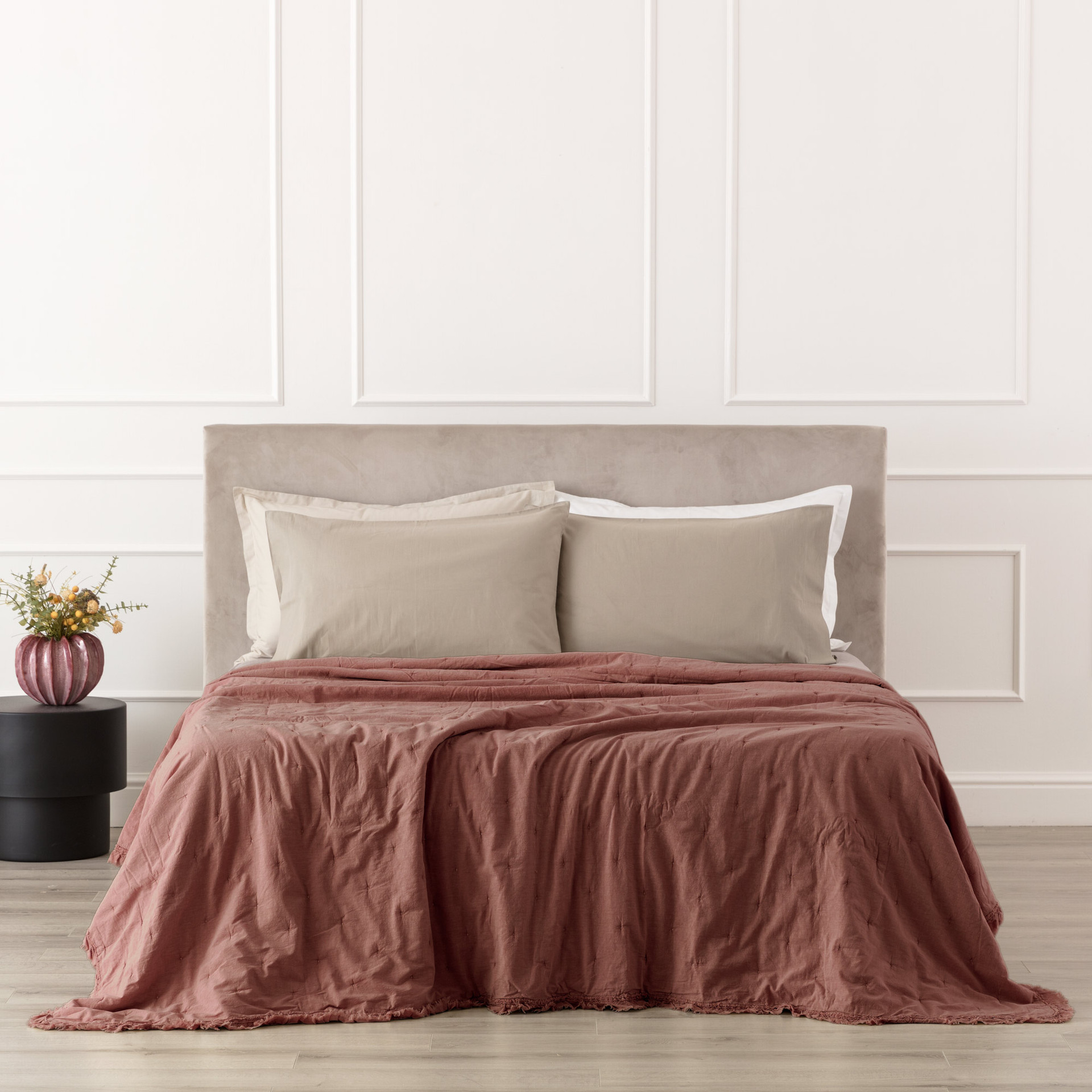 Fernanda Quilt Sone Washed Tegola