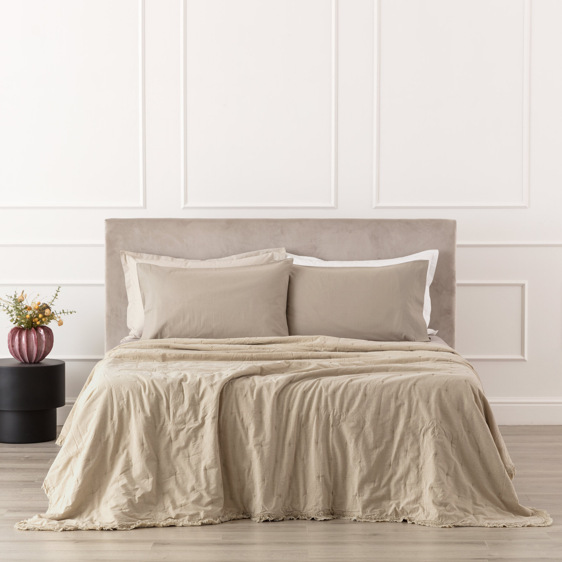 Fernanda Quilt Sone Washed Noce