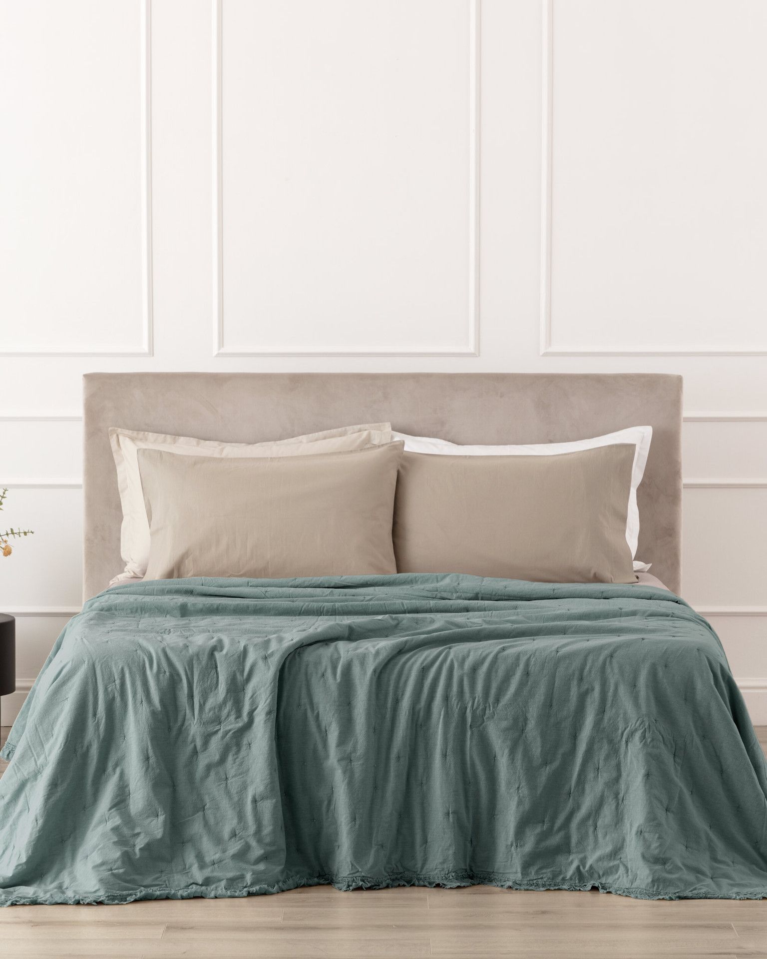 Fernanda Quilt Sone Washed Acqua
