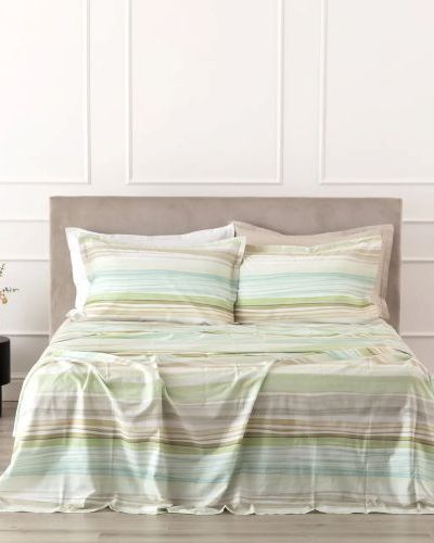 Lushana Completo Lenzuolo/Copriletto Salvia