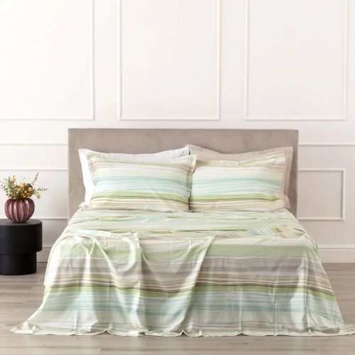 Lushana Completo Lenzuolo/Copriletto Salvia