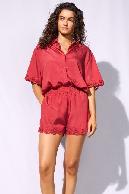 Camicia Crimson Dusk