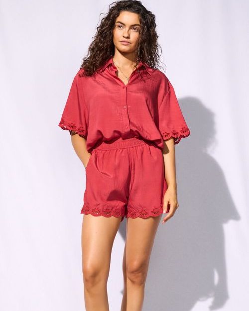 Camicia Crimson Dusk
