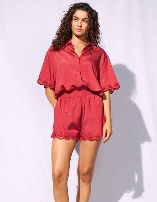 Camicia Crimson Dusk
