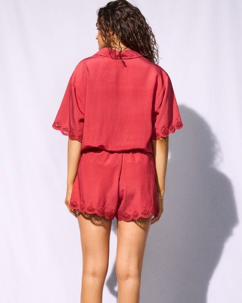 Camicia Crimson Dusk