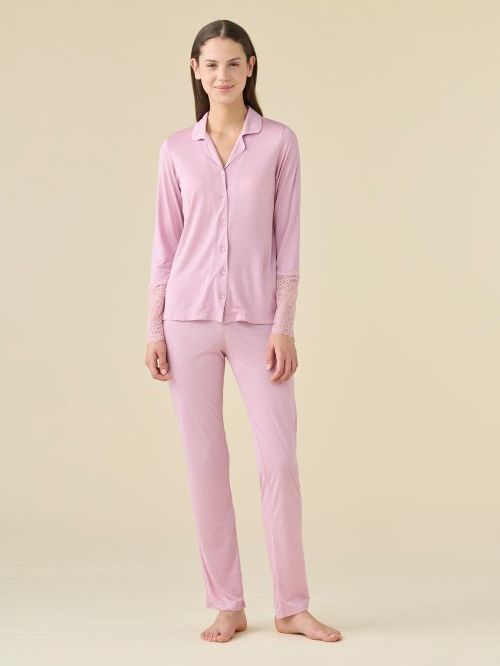 Pigiama Donna in Cotone Manica Lunga