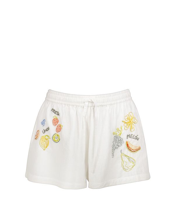 Pantaloncino con Ricamo