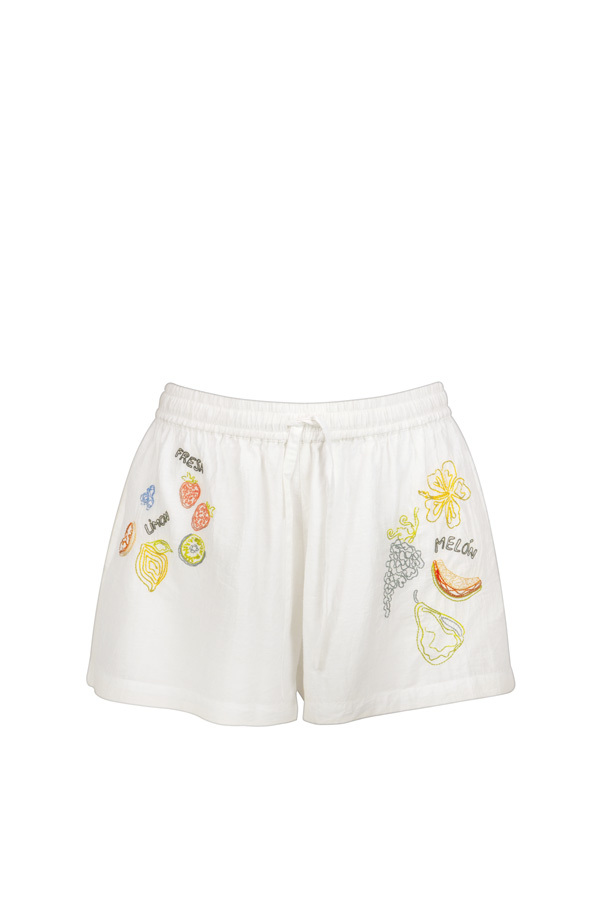 Pantaloncino con Ricamo