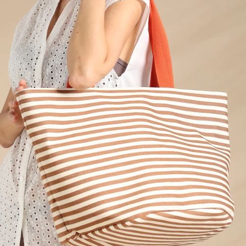 Riga Brown Borsa con chiusura a Zip