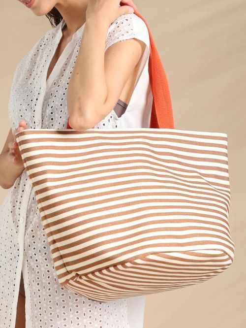 Riga Brown Borsa con chiusura a Zip