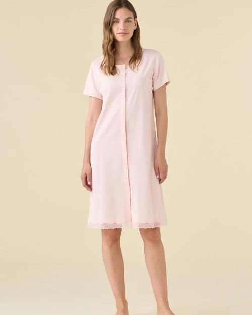 Essential Camicia da Notte Plus con manica Corta