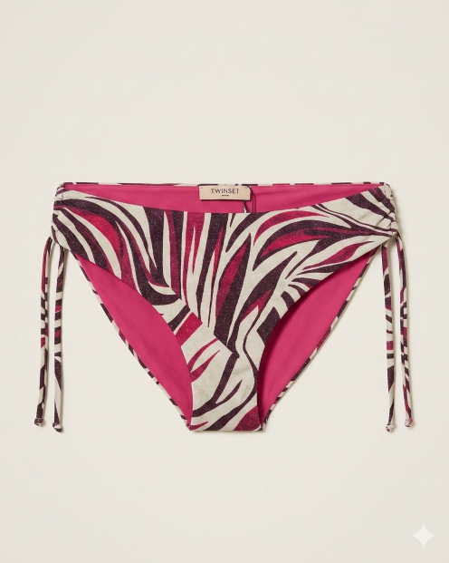 Bikini Ferretto con Stampa e Lurex