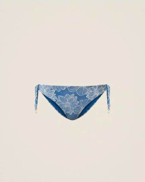 Bikini Triangolo Jacquard con Perla